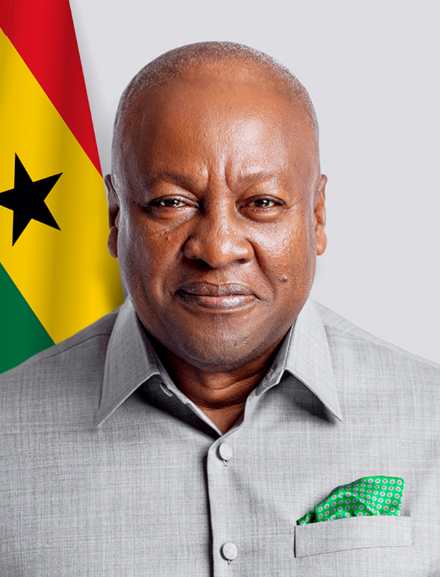 President of Ghana - H.E. John Dramani Mahama